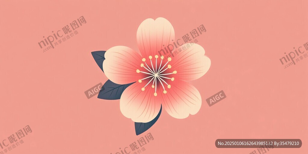 日式櫻花logo