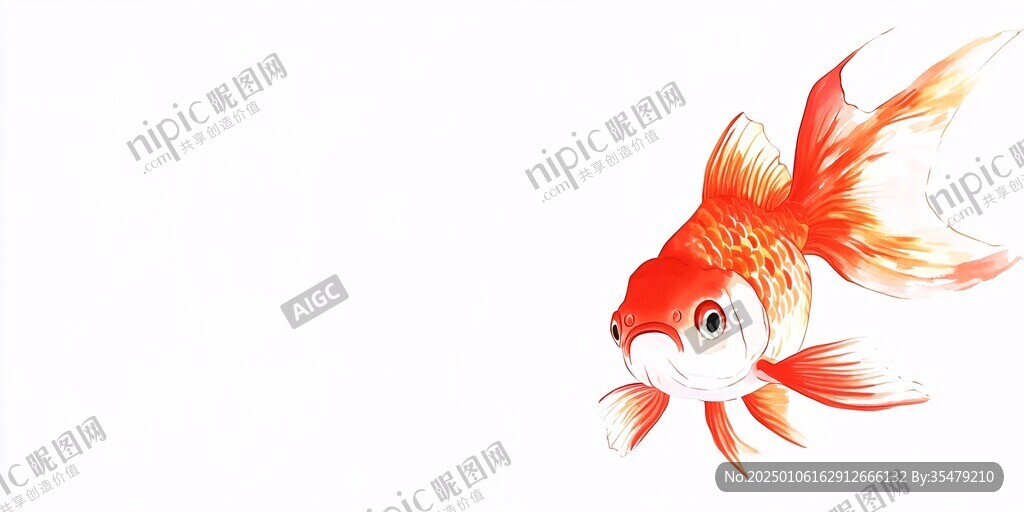 創(chuàng)意手繪金魚(yú)