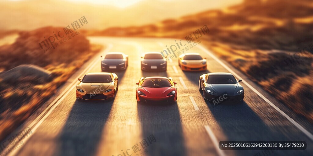 汽車合成圖