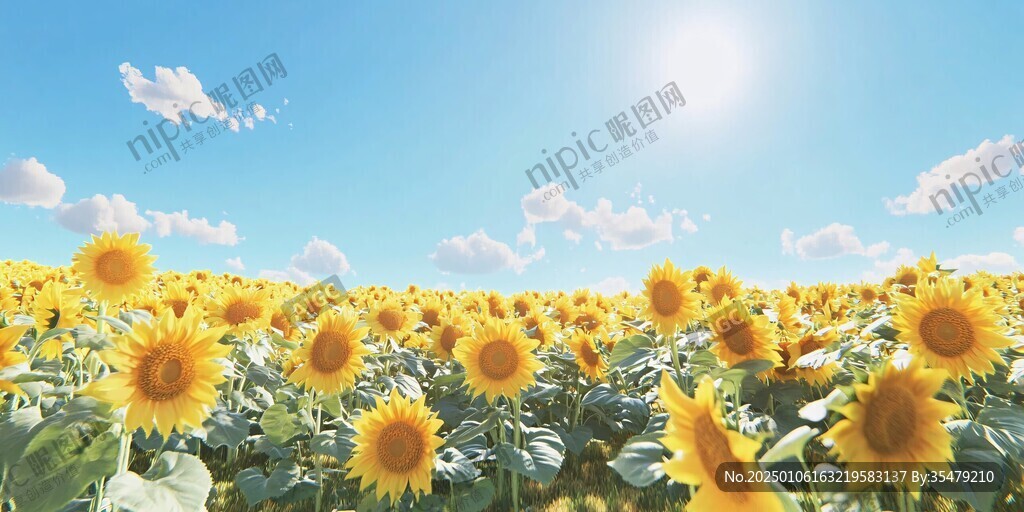 向日葵全景