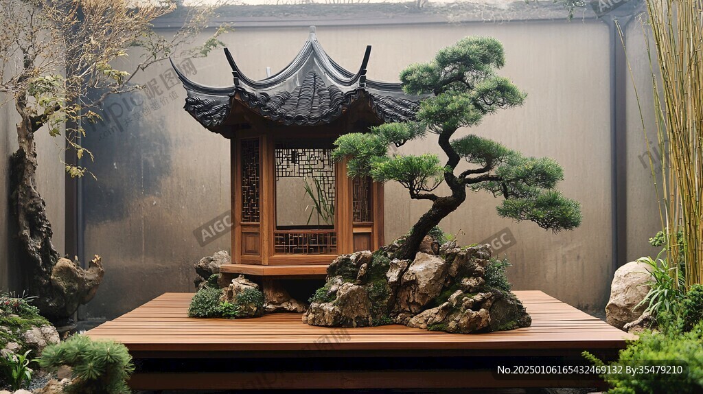 櫥窗園林造景