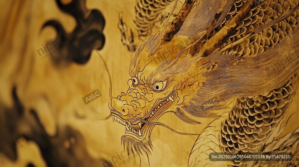 金龍壁畫