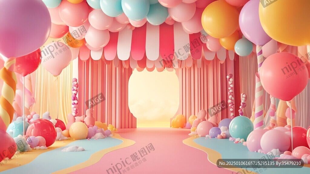 愛馬仕色生日主題背景