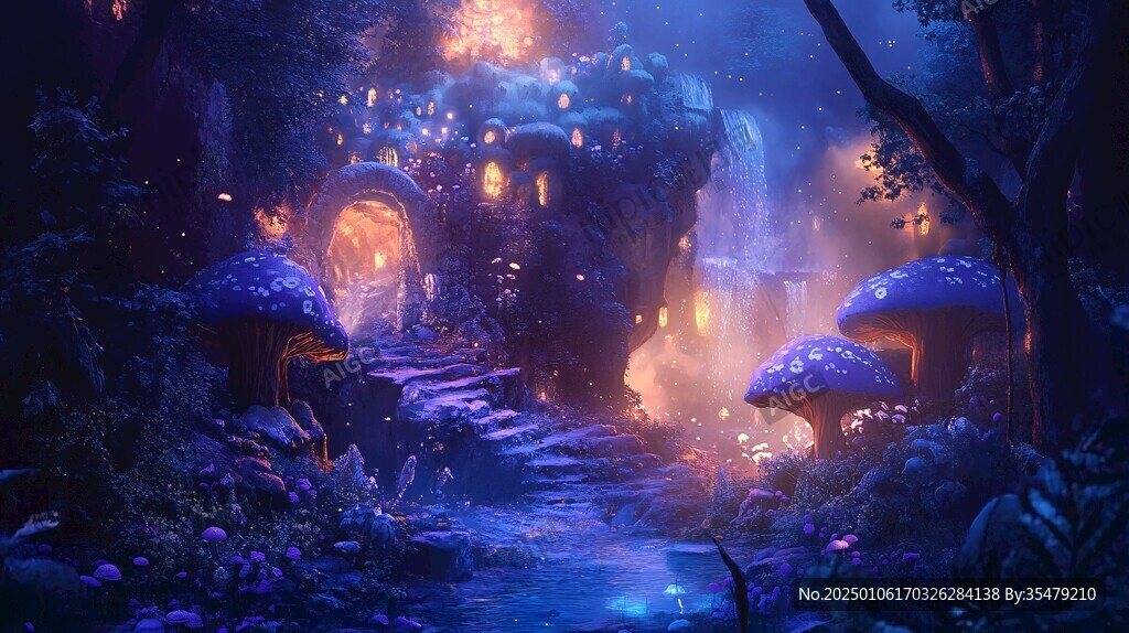 童話森林主題場景