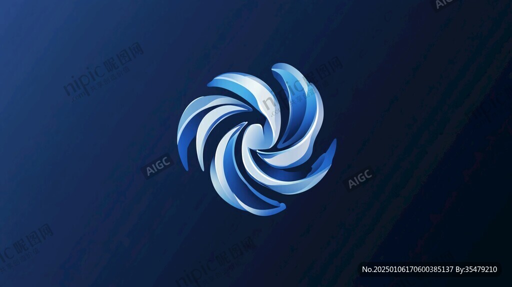 旋渦造型logo