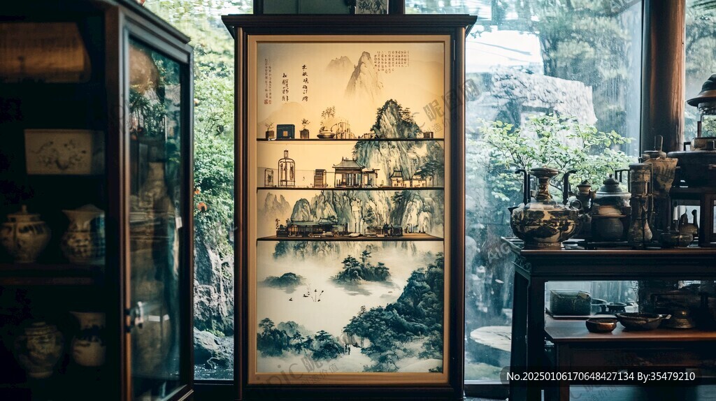 茶樓櫥窗