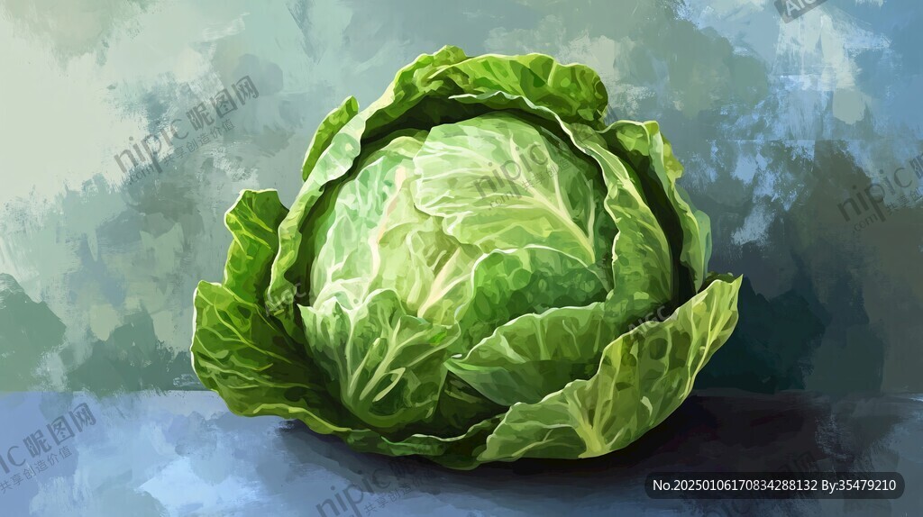 卷心菜插畫