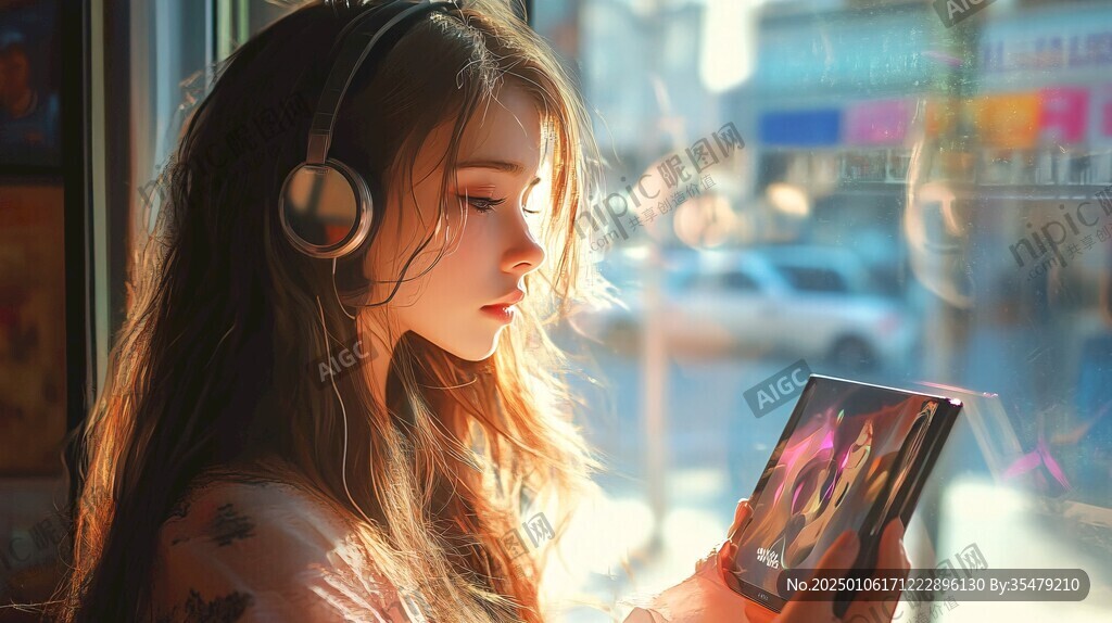 聽歌的少女