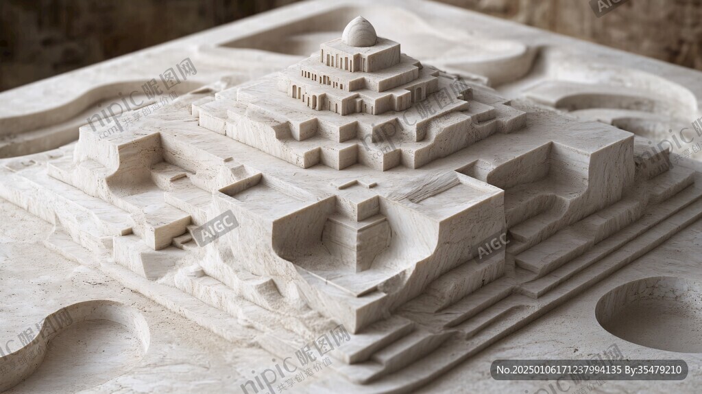 文創(chuàng)建筑木雕木刻手工