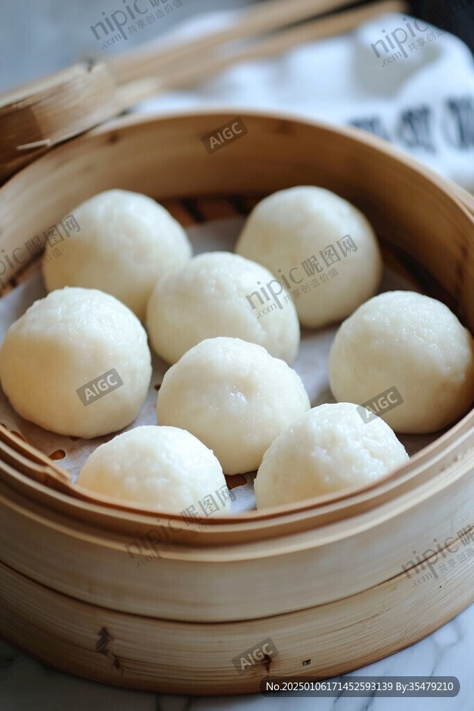 蒸籠奶黃包