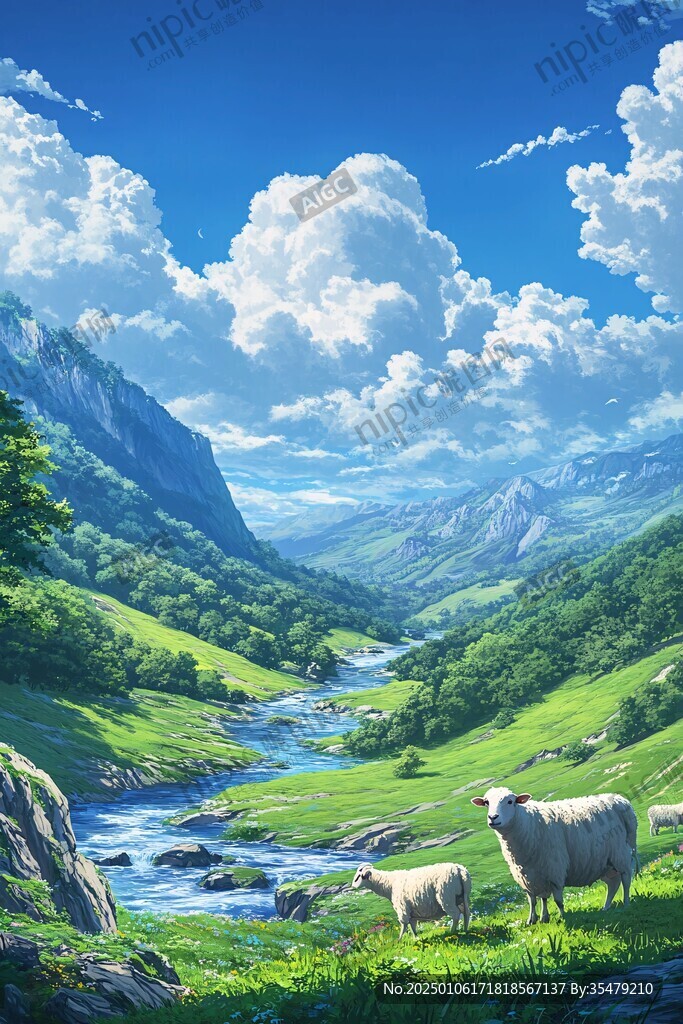 山川河流草原