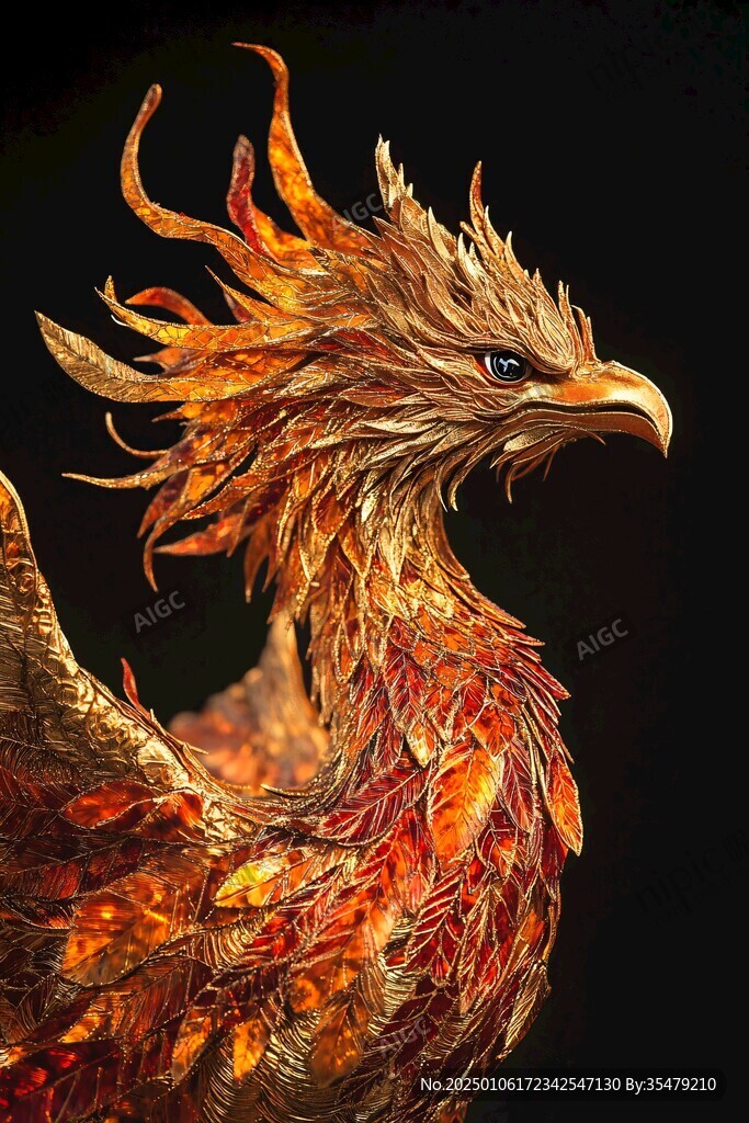銅編鳳凰