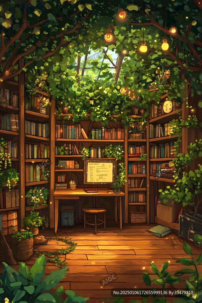 秘密樹屋插畫
