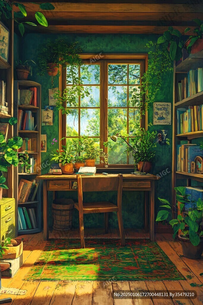 書房插畫