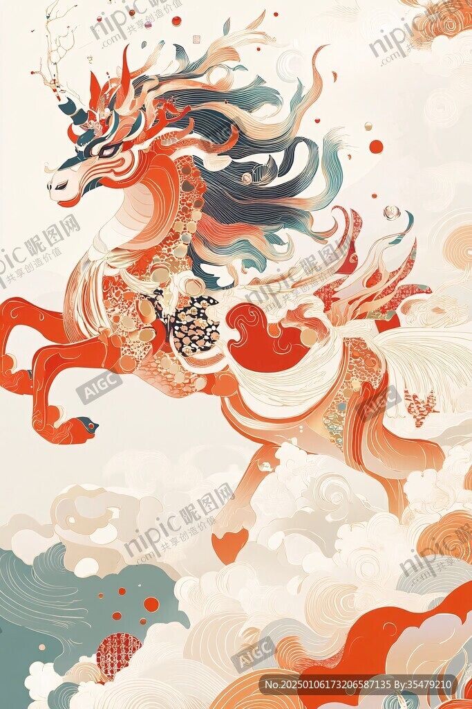 龍年系列包裝插畫