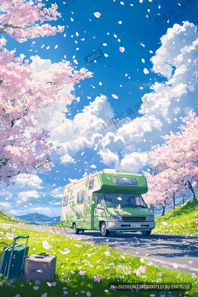 唯美踏青風(fēng)景旅游