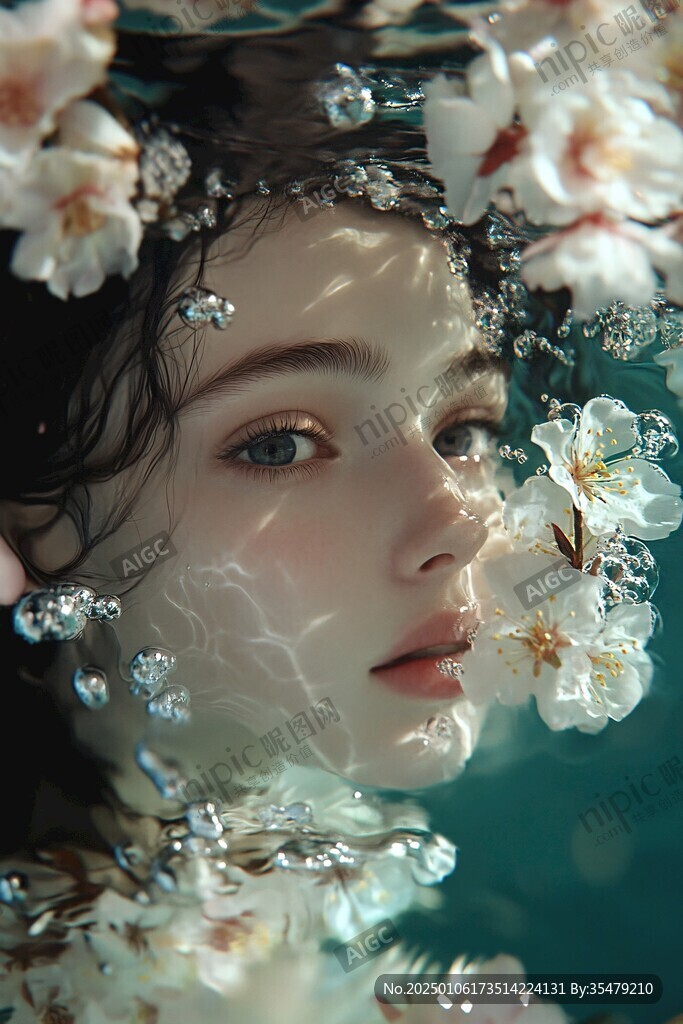 海底世界唯美女孩