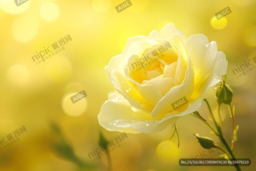 香檳色玫瑰花