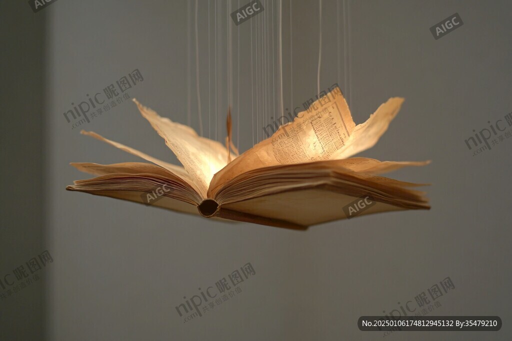 燈下讀書