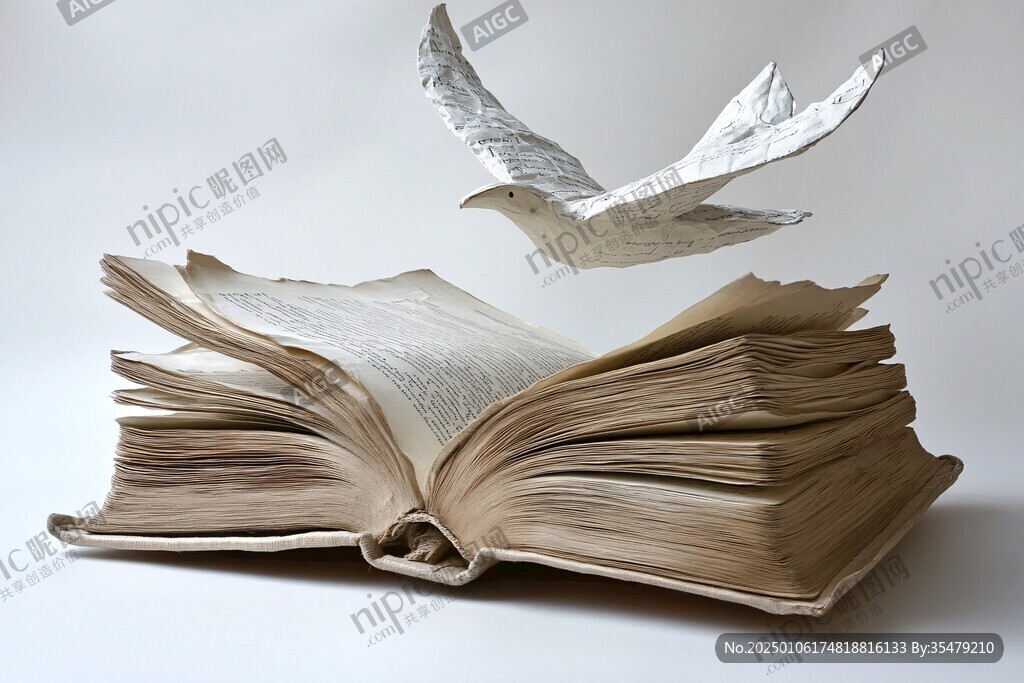 鳥書雕塑