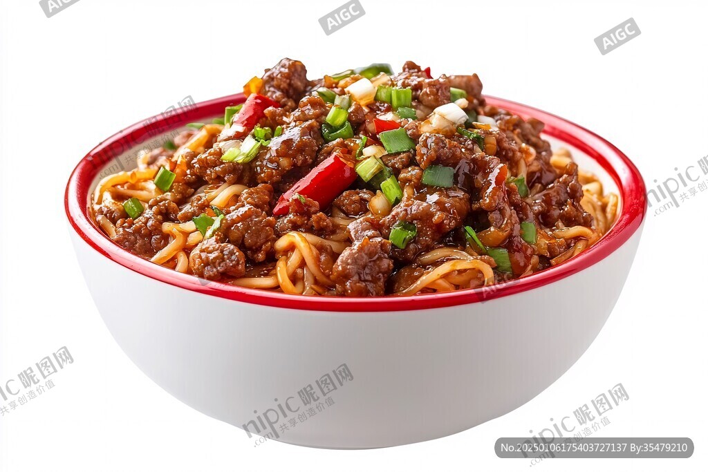 香辣牛腩撈面