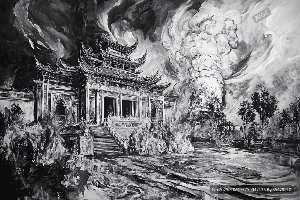 天一閣插畫