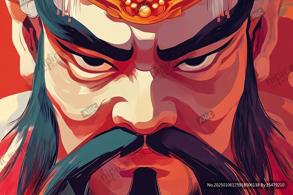 武財(cái)神插畫