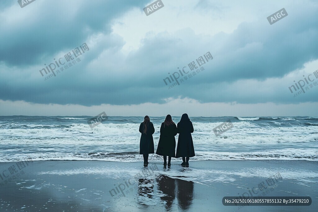 閨蜜看海