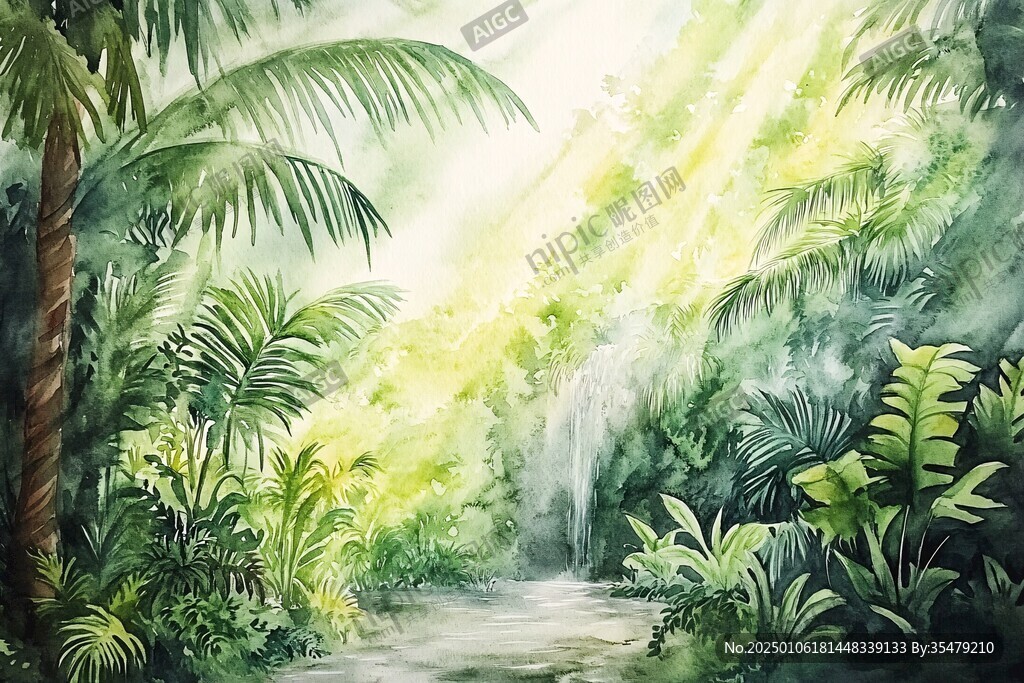 雨林插畫