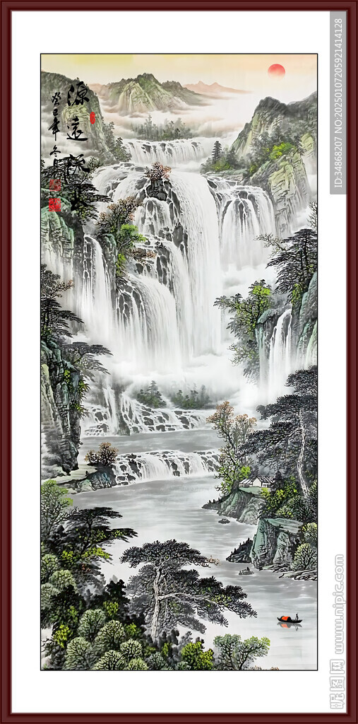 國(guó)畫(huà)山水風(fēng)景畫(huà)
