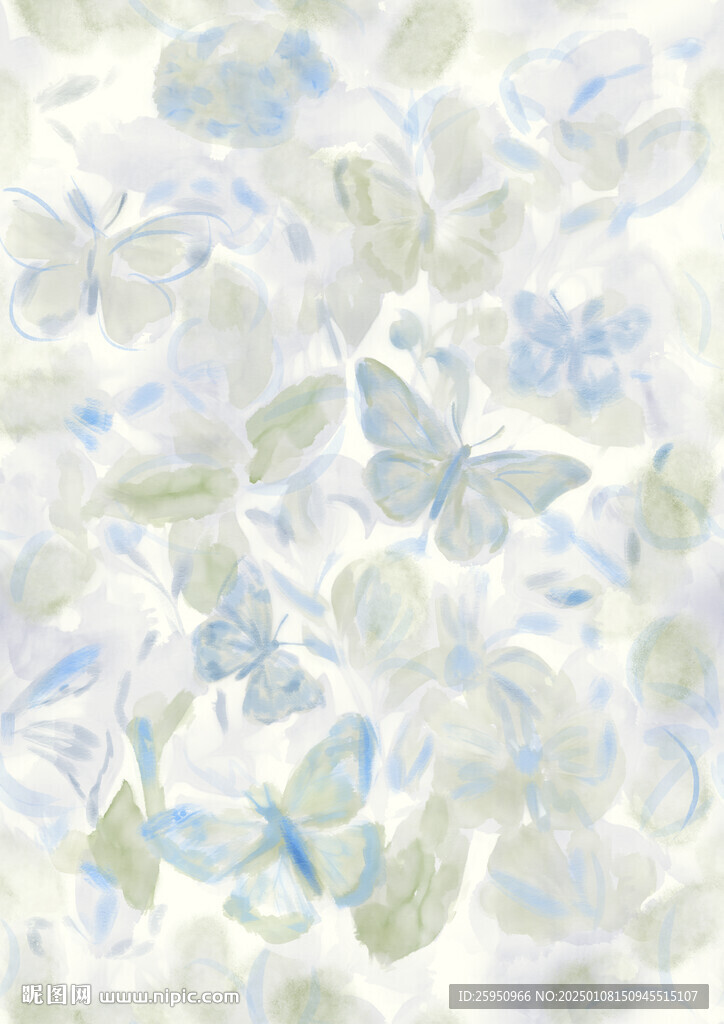 扎染蝴蝶