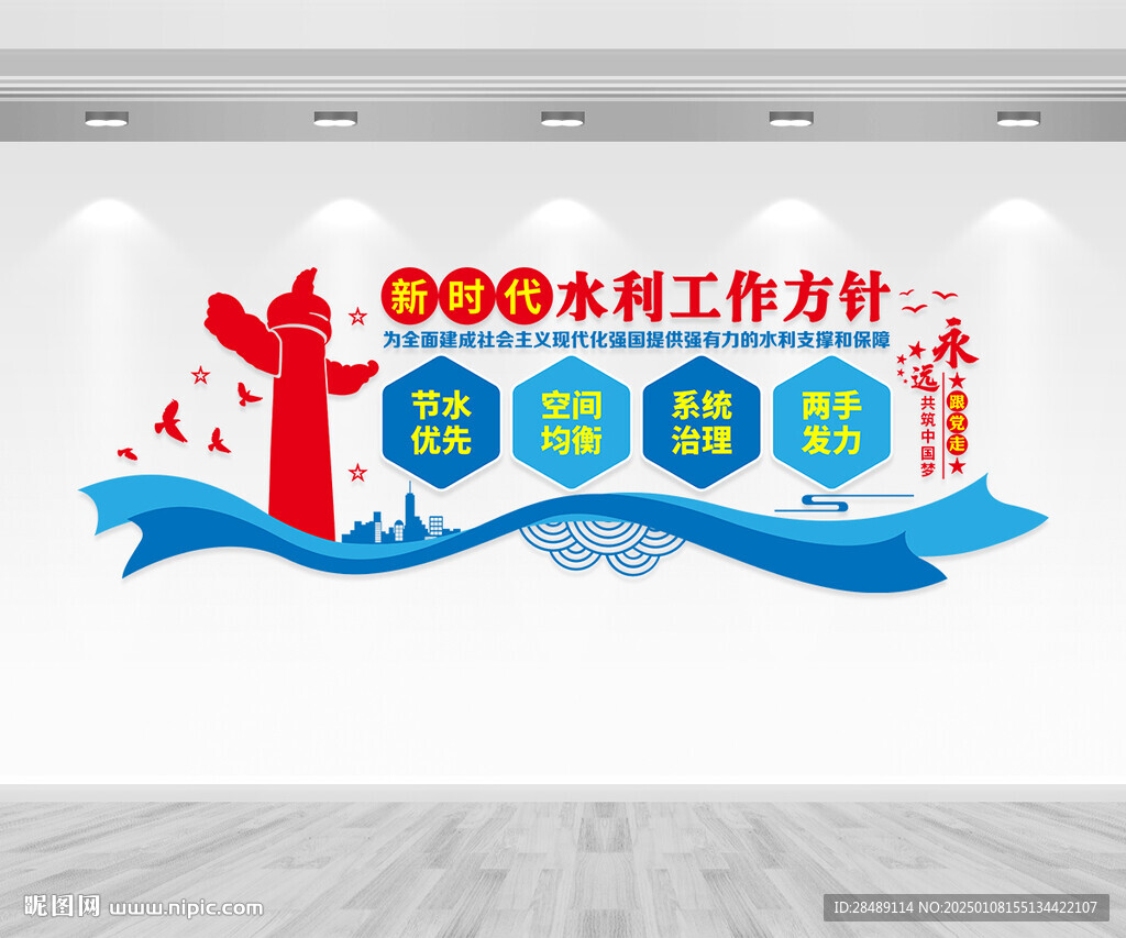 新時代水利工作方針文化墻
