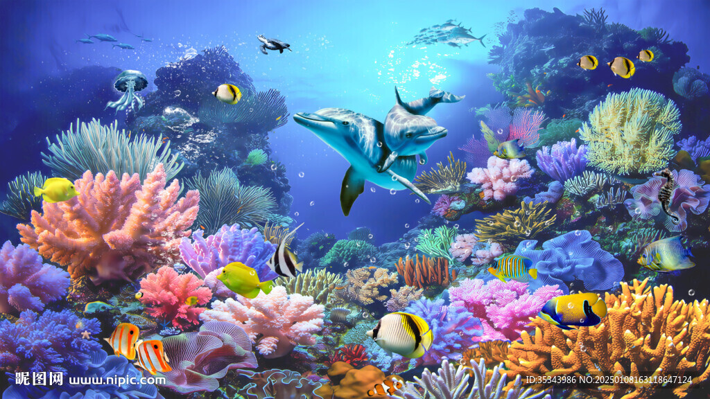 海底世界海底生物
