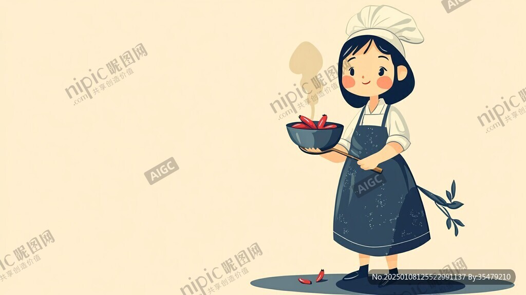 小廚娘形象