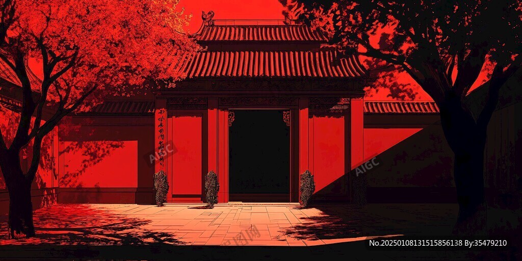 恭王府插畫