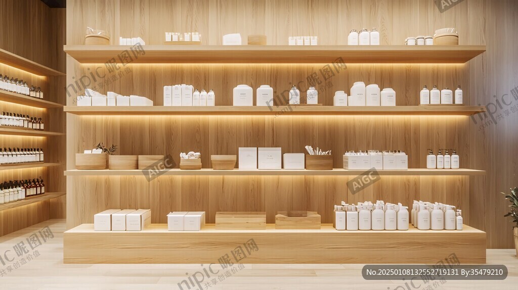 精油產(chǎn)品柜臺