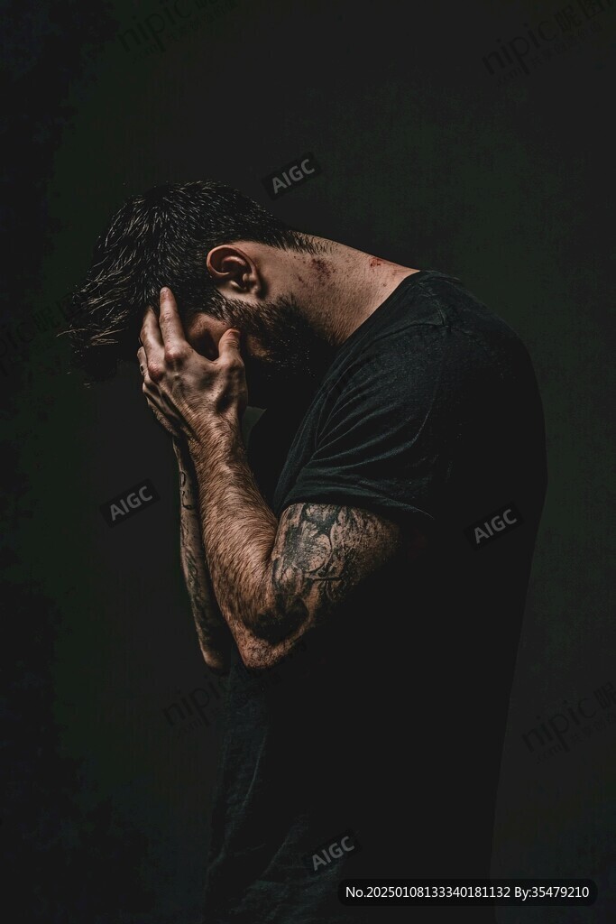 憂郁抑郁情緒