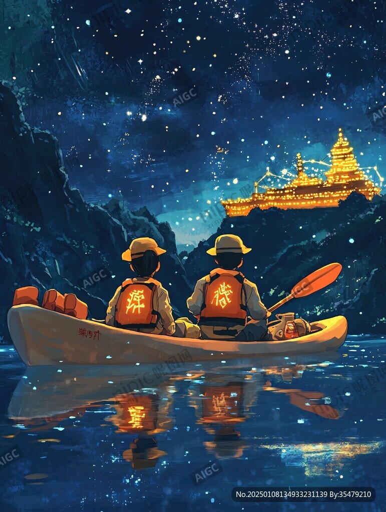 尼泊爾插畫科技旅游