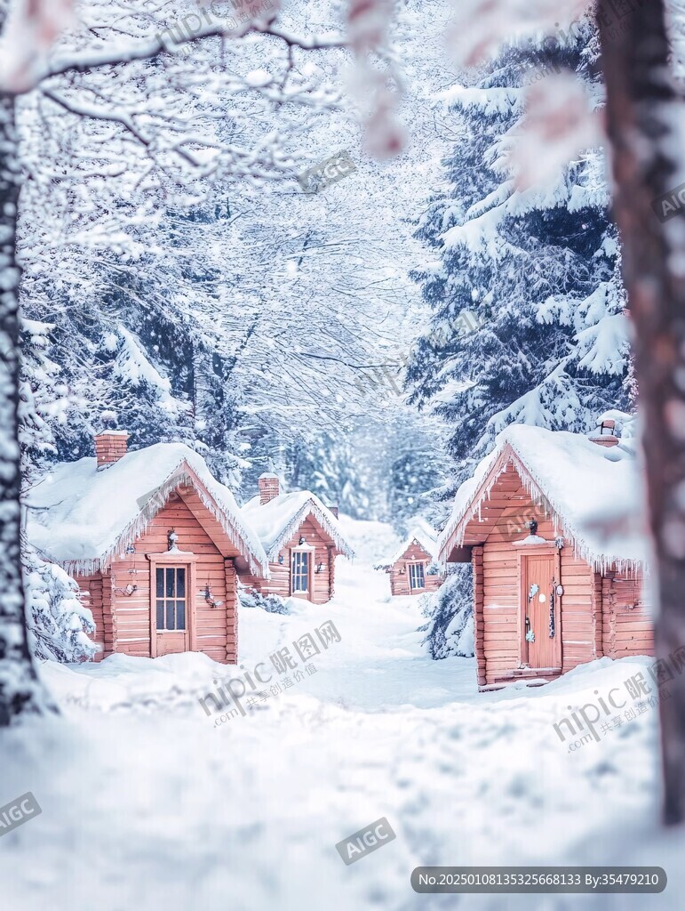 冬天唯美浪漫雪景