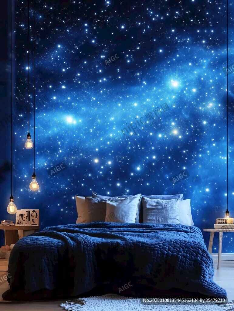 星星背景墻