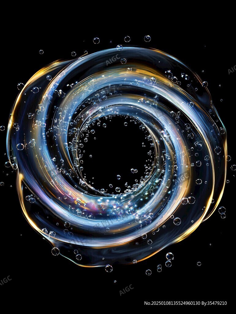 宇宙黑洞螺旋漩渦元素