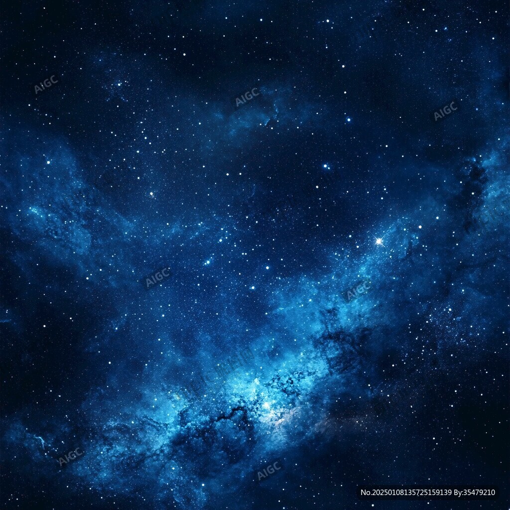 炫酷藍(lán)色宇宙背景