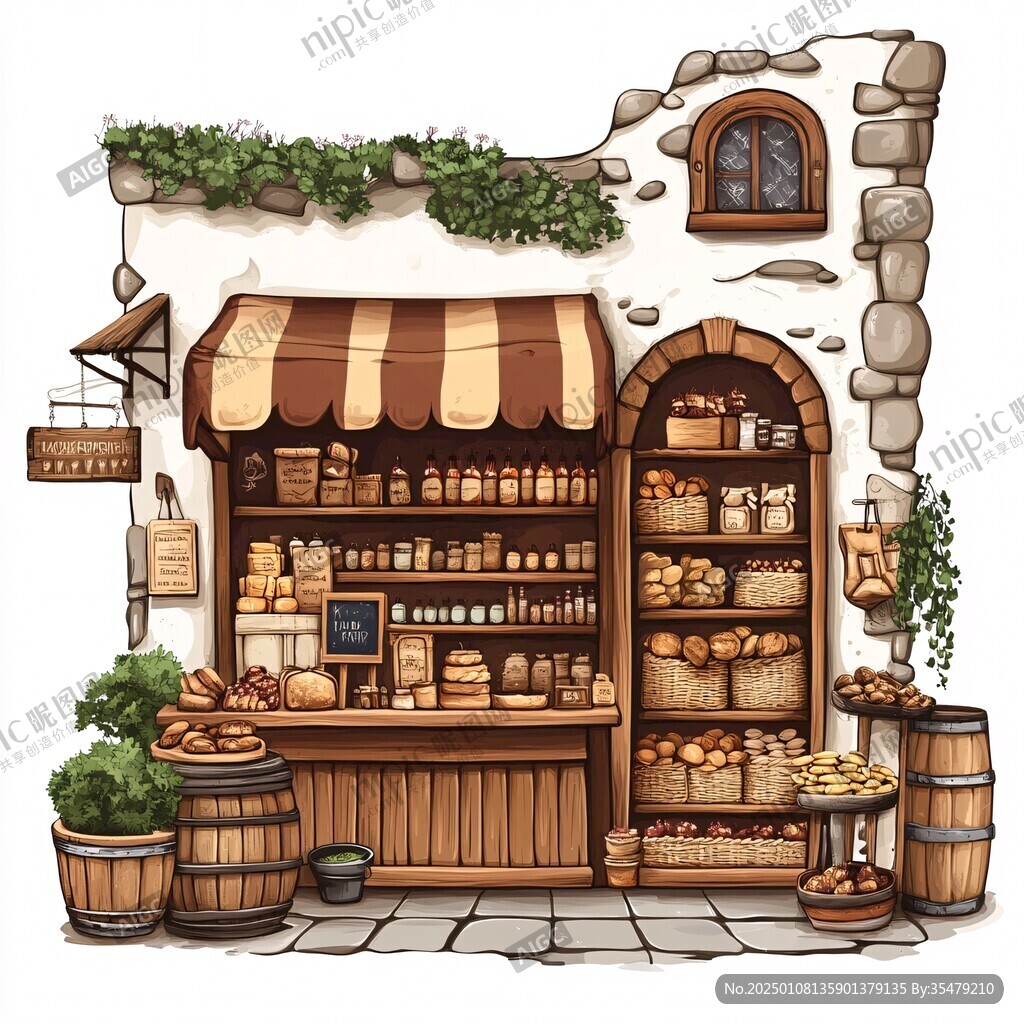 雜貨鋪場景