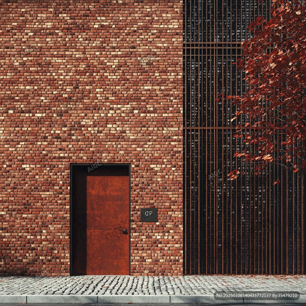 紅磚美術(shù)館建筑外墻
