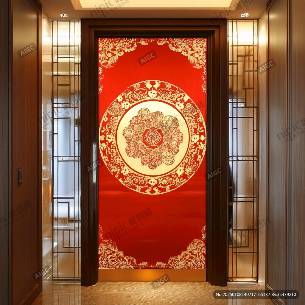 開(kāi)門紅掛畫(huà)