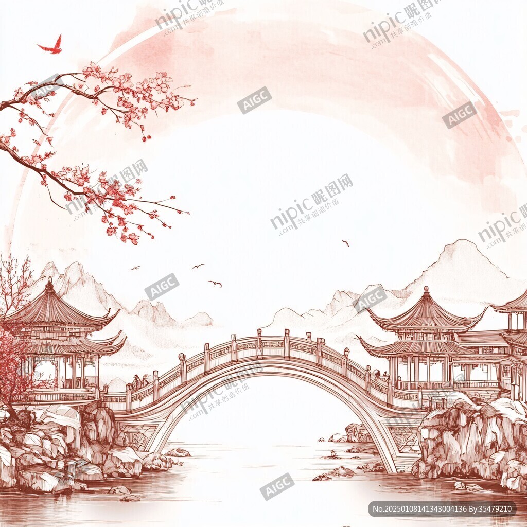 古橋插畫(huà)