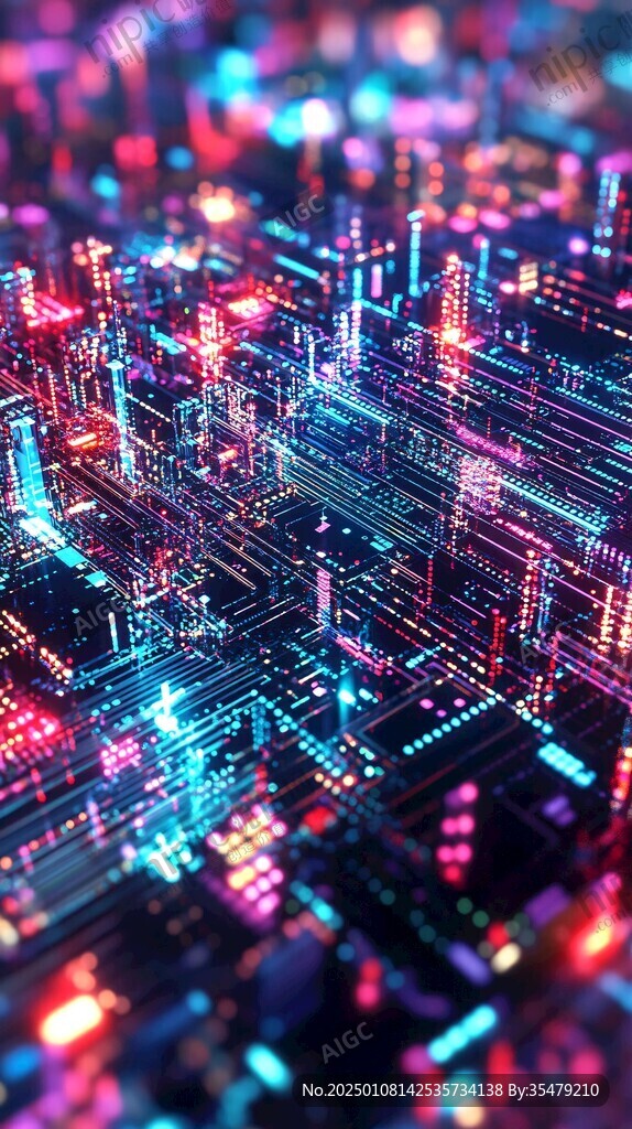 科技炫彩畫面