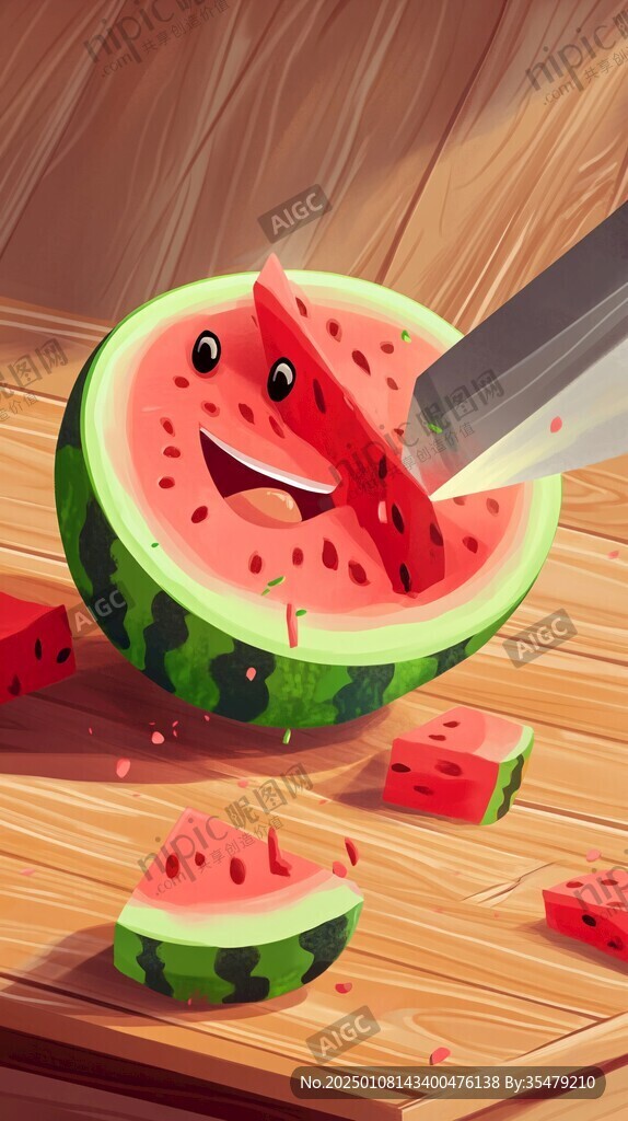 西瓜醬插畫