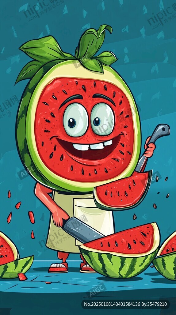 西瓜醬插畫