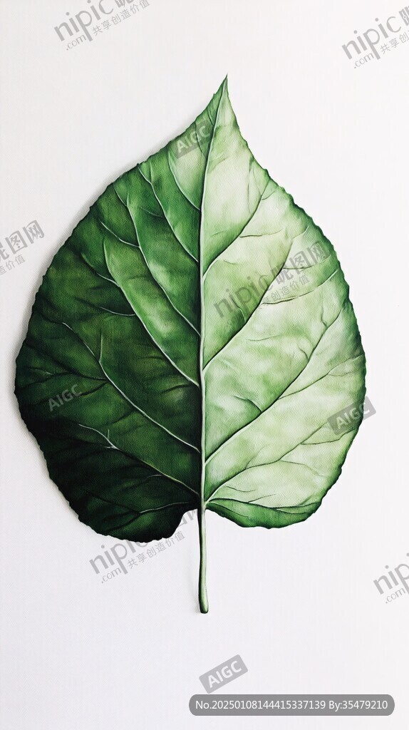 葉脈無框畫